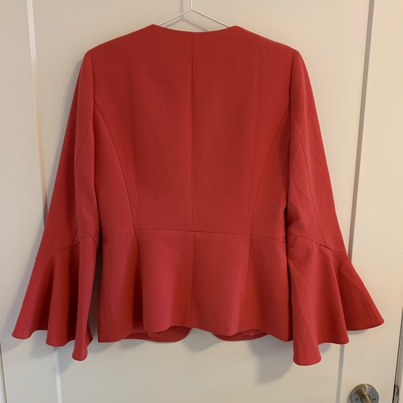 TAHARI Bell Sleeves Pink Blazer - Picture 4 of 7